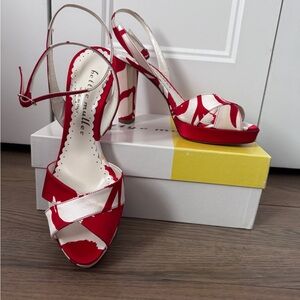 Bettye Muller Breeze Platform Sandals Size 8